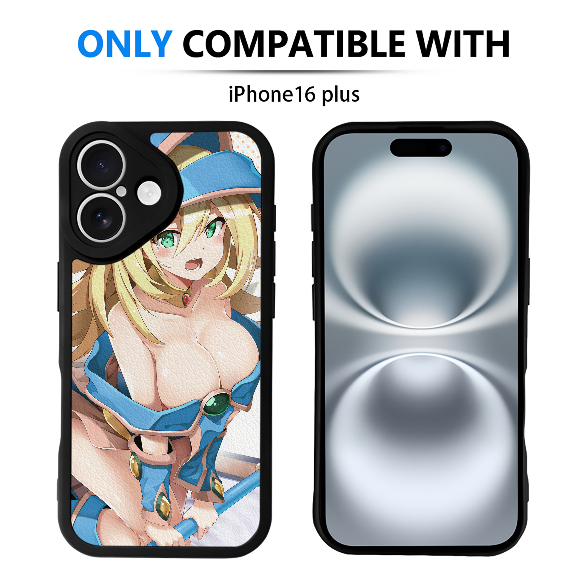 （画像用） 遊☆戯☆王 Yu-Gi-Oh! 【iPhone 16シリーズ対応】シリコンスマホケース（レザー調） 材質：シリコン
